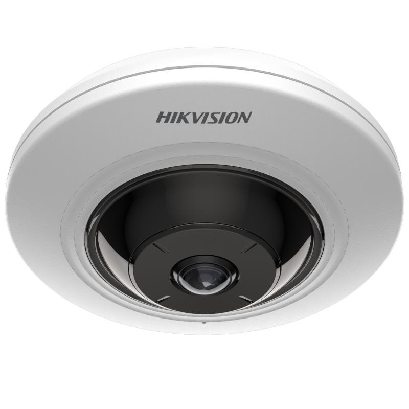 Camera IP 180 fisheye view Avec audio 5MP Hikvision DS-2CD2955G0-ISU